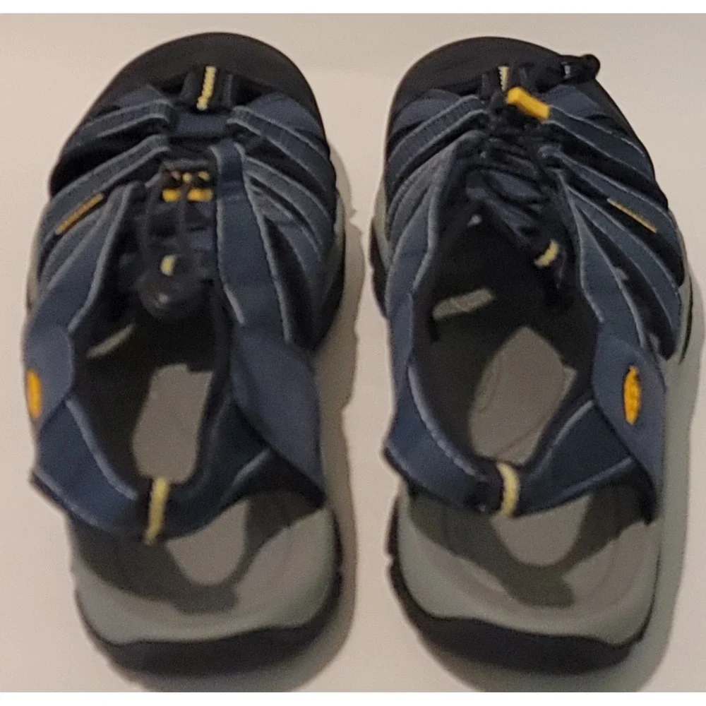 KEEN Newport H2 Closed Toe Water Hiking Sandals, Navy/Medium Grey Men's  13 Wide